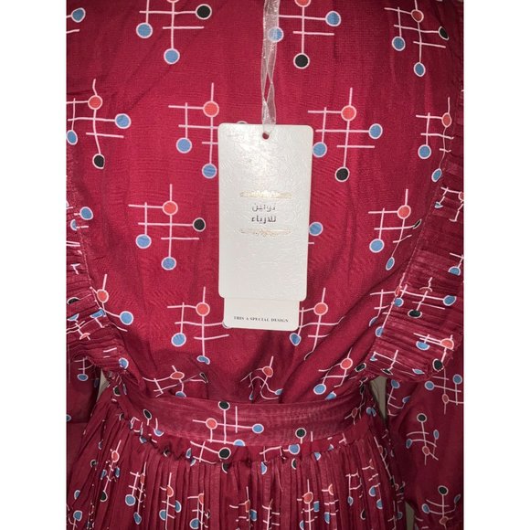 NWT- Women's  Fashion Collection Special Design Midi Dress- Size: Large - Picture 12 of 12